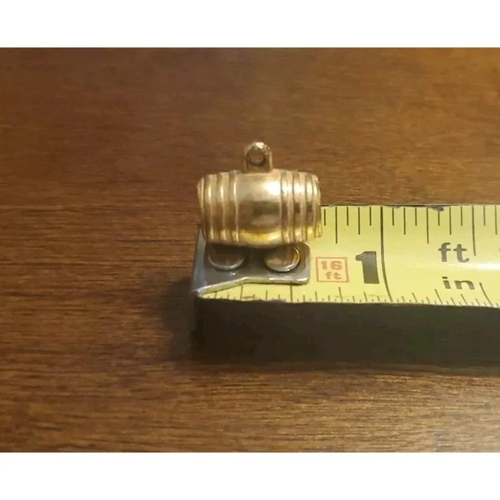 Vintage Seagrams‎ Ancient Bottle Gin Barrel Charm or Pendant Tiny
